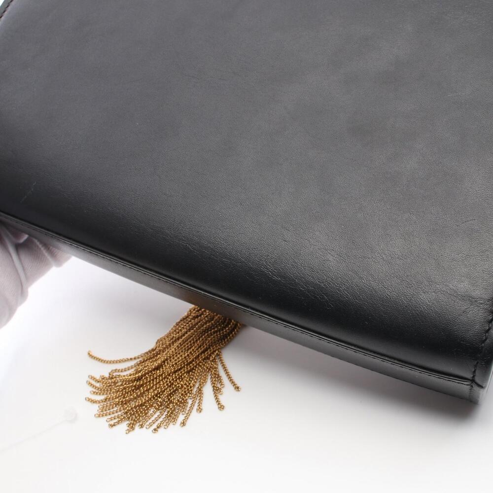 Saint Laurent Paris Kate Monogram Shoulder Bag Leather Black - Picture 10 of 12